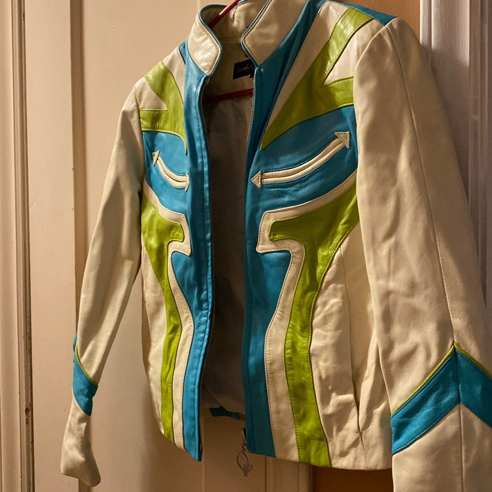 Leather jacket, never worn
